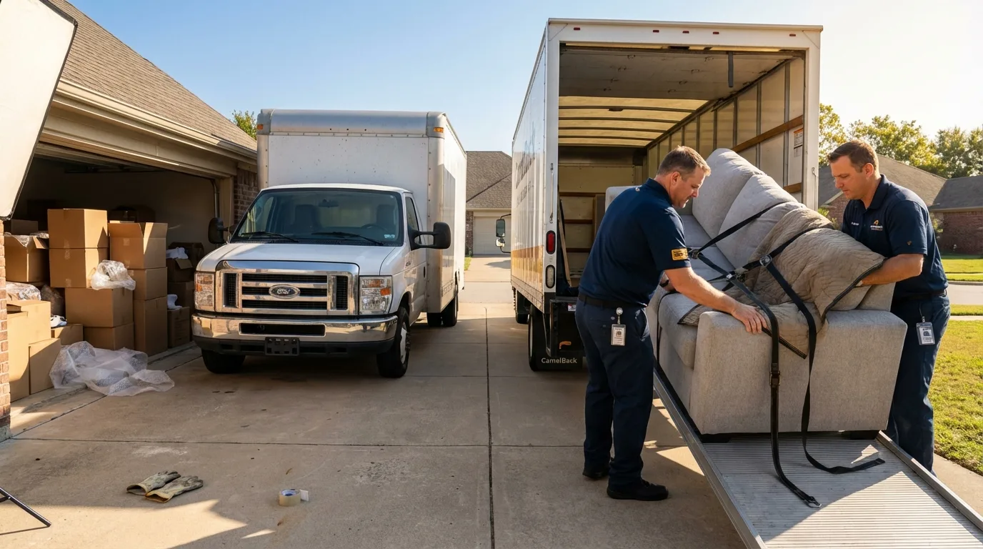 DIY truck vs professional crew comparison in Harwood Heights