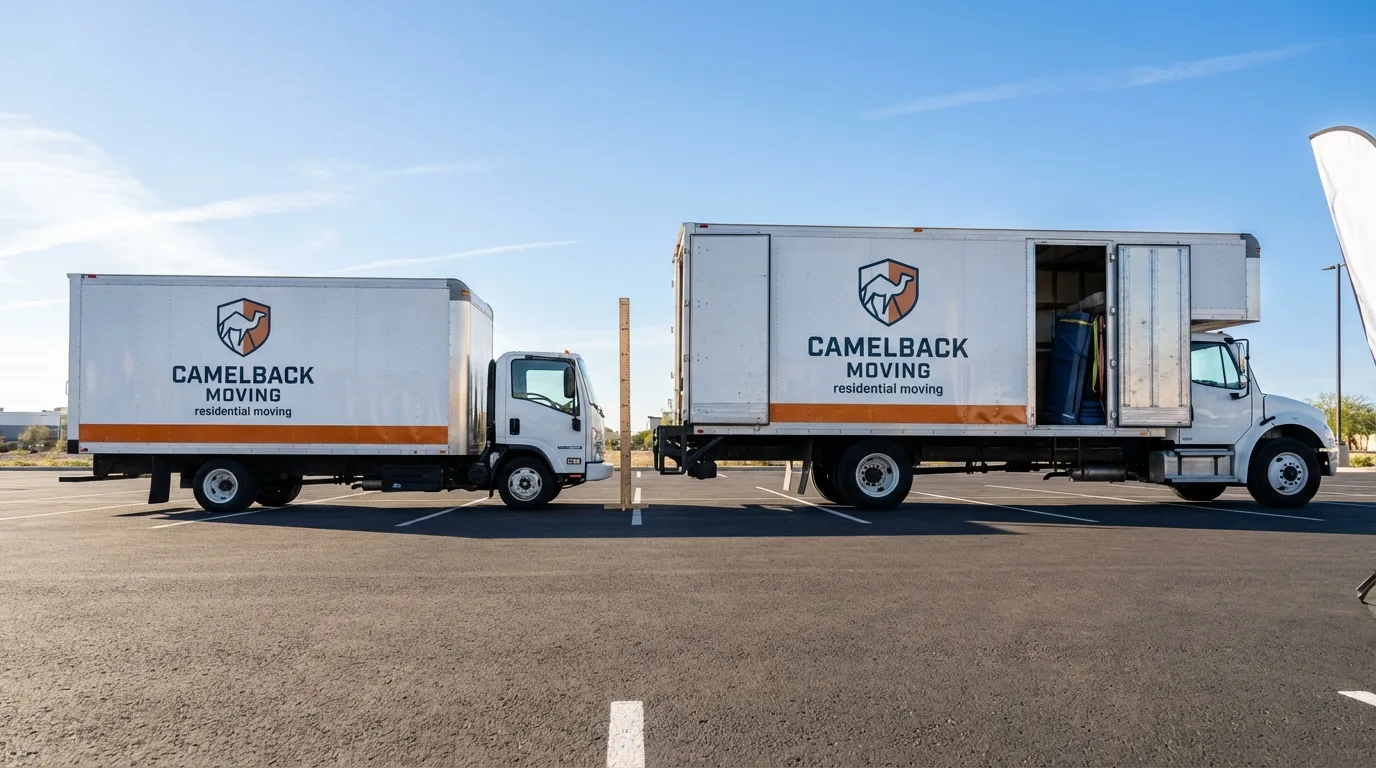 Moving truck size capacity guide in Harwood Heights